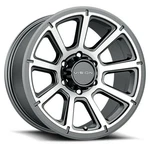 18" Vision 353 Turbine Gunmetal Machined Face 18X9 Wheel 6X135 18MM Rim New. Price: $244.95.