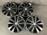(4) Vw Volkswagen Golf Satin Black Powder Wheels Rims + Caps 17" HOL.98488 Jetta Used. Price: $749.00.