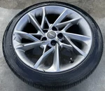 Genesis G70 18X8.0J ET34 5X114.3 Alloy Rim Wheel W/ Tire (ONLY#1) 22-24 108163 Used. Price: $290.00.