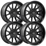 (SET-4) Mayhem Intrepid 20X10 5X127/5X139.7 -24MM Gloss Black Wheels Inch New. Price: $1273.15.