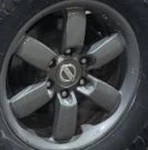 2015 Titan Oe Wheel 18X8 6 Spoke Silver PRO-4X Dark Hyper Nissan Used. Price: $102.82.