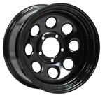 Vision Wheel 85H5765NS Soft Size: 15" X 7" Gloss Black Finish New. Price: $68.99.