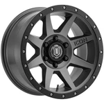 Icon Alloys Rebound 20X9 6X5.5" +0MM Titanium Wheel Rim 20" Inch New. Price: $385.81.