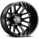 20X8.25 Mayhem Cogent Dually Rear Black W/milled Spokes Wheel 8X200 (-192MM) New. Price: $544.99.