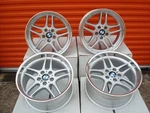 Bmw 18 Genuine Parallel Oem Factory Wheels E38 E90 E32 E34 F30 E28 M5 M6 740I New. Price: $3300.00.