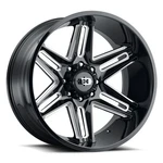 Vision Off-road Wheels 363 20X10 -25 Gloss Black Milled 6X139.7 6X5.5 (qty 1) New. Price: $372.78.