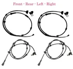 4 X Abs Speed Wheel Sensor Front Rear L/r Fits Jeep Cherokee Wrangler New. Price: $65.00.