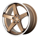 22X9 Asanti Black ABL31 Regal Satin Bronze With Chrome Lip Wheel 5X115 (15MM) New. Price: $403.20.