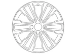 Genuine Nissan Wheel Alloy D0C00-6JL3A New. Price: $1224.78.