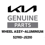 Genuine 19" Front Aluminum Alloy Wheel Rim 52910-J5210 For 2018-2021 Kia Stinger New. Price: $488.00.