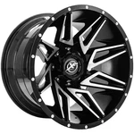 Off-road XF-218 20X9 5X5"/5X5.5" +12MM Black/machined Wheel Rim 20" Inch New. Price: $431.70.