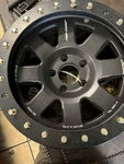 Pro Comp Wheel Trilogy Race Bead Lock 5X127 Bolt Pattern Used. Price: $300.00.