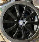 Mercedes S-class 20X9.5 Factory Oem Rims A2164010302 With Michelin Pilot A/s. Used. Price: $850.00.