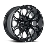 Hardrock Offroad Horseshoe 22X10 5X150/5.5 -25MM Black H713-221097125GBM New. Price: $383.00.