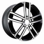18" Volkswagen Golf Gti Wheel Rim Factory Oem 70016 2016-2018 Machined Black Remanufactured. Price: $595.00.