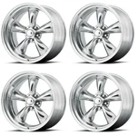 Set American Racing VN515 Torq Thrust Ii 15X8 5X4.75 Polished Wheels -18MM New. Price: $892.00.