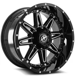20" Off-road XF-217 Black Milled Inserts Wheel 20X12 6X135 6X5.5 -44MM New. Price: $484.81.