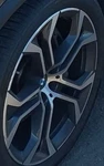 2022 X5 Oe Wheel 21X10-1/2 Y Spoke Wide End Silver And Black Bmw Used. Price: $482.30.