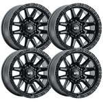 (SET-4) G-fx TR26 18X9 6X135 Matte Black 12MM Wheels Rims Inch New. Price: $909.00.