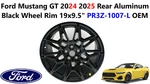 Ford Mustang Gt 2024 2025 Rear Aluminum Black Wheel Rim 19X9.5" PR3Z-1007-L New. Price: $450.00.