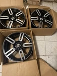 Set Of Konig Illusion 17 Mm Rims - Black Ball Cut Bolt Pattern 5 114.3 New. Price: $500.00.