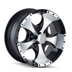 14" Ion 136 14X6 Black Machined 5X4.5 Wheel 0MM Rim New. Price: $172.99.