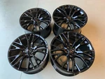 Black C7 Z06 Corvette Wheels 18X9.5 19X12 Fits C6 ZO6 Grand Sport Gm Caps New. Price: $1629.00.