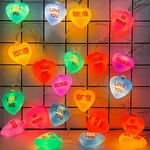 Mosoan Timer Valentine's Day Lights, Green Blue Yellow Pink Orange Purple New. Price: $20.48.