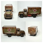 Custom 8 Russian Diecast Army Medic Truck Hot Wheels Hand Painted Rat Rod New. Price: $50.00.