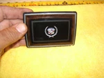 Cadillac 1991 Fleet Wood Steering Wheel Center Dark Square Genuine Emblem Used. Price: $43.00.