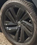 2023 Atlas Cross Sport Oe Wheel 20X8 5 Spoke Double Bent Black Used. Price: $217.30.