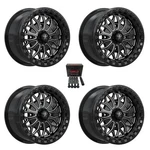 Msa M53 Bolo Beadlock 15" Wheels Gloss Black/milled +38MM Polaris Ranger Xp 9/1K New. Price: $1268.00.