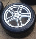 2010-16 Porsche Panamera Rear 19X10 Inch Wheel Oem Used. Price: $140.00.