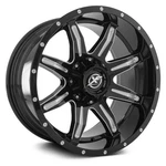 Off-road XF-215 Wheel 20X10 (-24, 6X139.7, 106.4) Black Single Rim New. Price: $458.50.
