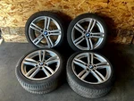 Bmw F30 F32 F36 18" Inch M-sport Alloy Rims Wheels Set W/ Tires 100K Used. Price: $749.99.