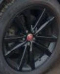 2018 F-pace Oe Wheel 20X8-1/2 5 Spoke Double W/notched Black Jaguar Used. Price: $348.74.