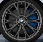 Bmw Genuine G30 G31 G11 G12 669M 20" Orbit Gray 5 Double Spoke Bi-color Wheels New. Price: $5799.95.