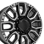 20" Milled Black Wheel Fits Silverado 2500 & 3500 8X180 23377424 New. Price: $366.00.