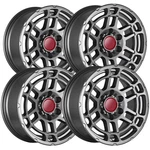 (set Of 4) Oe Concepts TRD6 17X8 6X5.5" +5MM Gunmetal Wheels Rims 17" Inch New. Price: $831.96.