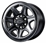 17" Chevrolet Tahoe Wheel Rim Factory Oem 8111 2015-2020 Black Steel Remanufactured. Price: $395.00.