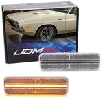 Clear Amber Led Front Side Marker Lights For Dodge 70S Charger Challenger & More New. Price: $22.09.