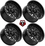 22X12 Tis 547B Gloss Black Wheels Rims Deep Lip 553B-2228744 8X170 -44MM New. Price: $2232.00.