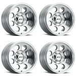 Set 4 17" Voxx G-fx TR-16 Polished Wheels 17X9 6X5.5 0MM Rims New. Price: $1232.00.