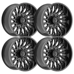 (SET-4) Fittipaldi Offroad FA08GB 24X10 8X180 -19MM Black Wheels Rims Inch New. Price: $1760.00.