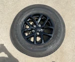 Oem 2022-2023 Jeep Gladiator Wrangler 17X7.5 Black Rim Wheel Tire 04755565AA Used. Price: $300.00.