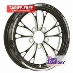 Weld 84B-15202, One Black Aluminum V-series Frnt Drag Wheel Blk 15X3.5 5X4.5BC New. Price: $1268.77.