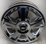 2009-2014 Avalanche Silverado Suburban Tahoe Chrome Clad Wheel #5416 Used. Price: $275.00.