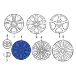For Toyota Highlander 2020-2025 4260D0E030 Wheel New. Price: $625.88.
