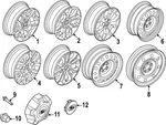 Genuine Ford Wheel Spare NZ6Z-1015-A New. Price: $162.32.