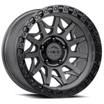17X9 Lock Lunatic Matte Grey With Black Ring Wheels 6X5.5 (1MM) Set Of 4 New. Price: $1152.00.